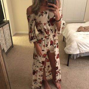 Rose Maxi Dress Romper